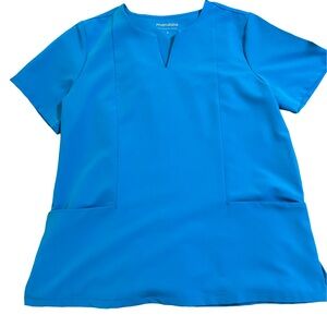 Mandala Limited Edition Cargo Blue Petite Medium Scrub Set